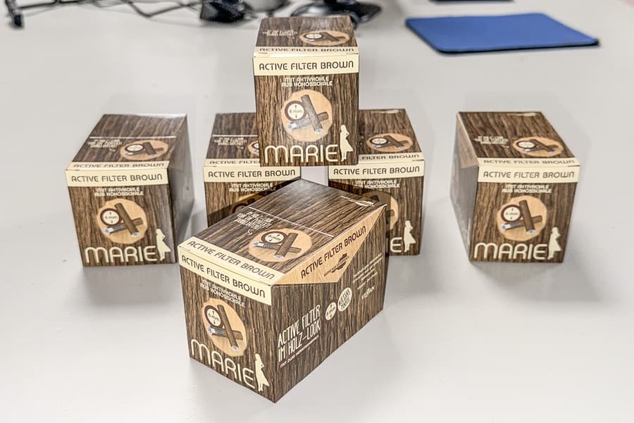6 Packungen Filter Marie